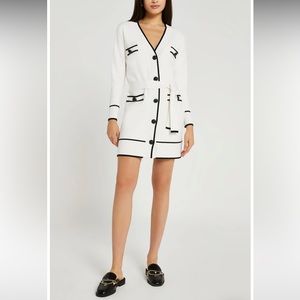 River Island Belted Cardigan Dress